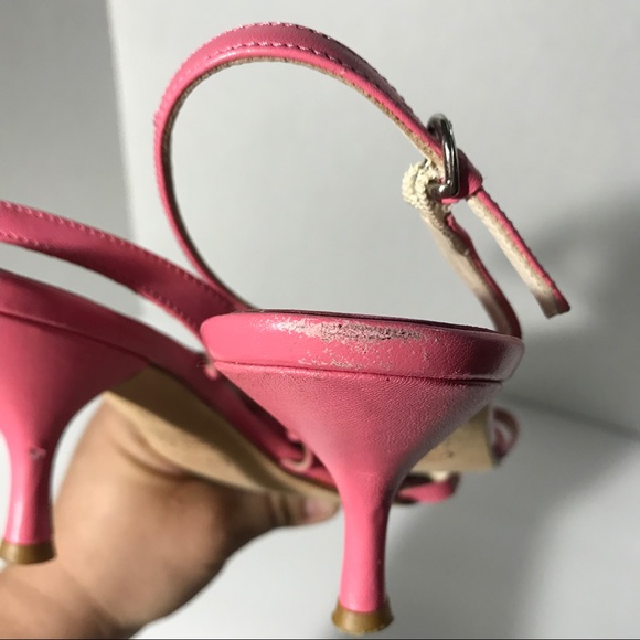 Womens Coach Pink Kitten Heels Charli Size 8 - Picture 4 of 8